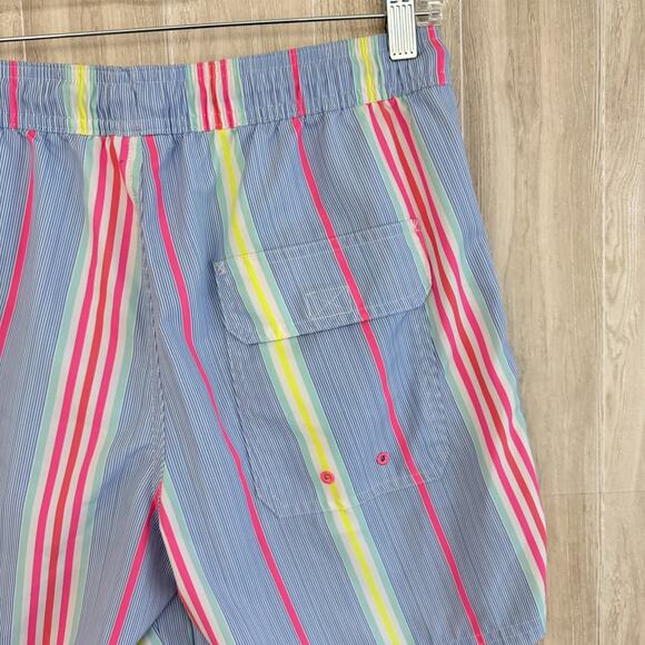 Vineyard Vines Swim Trunks Shorts Mens XS Lined Striped Preppy Beach Vacation - Picture 9 of 12